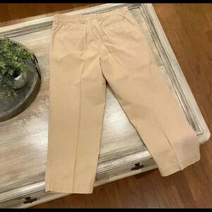 Tommy Hilfiger Men’s pleated chinos khaki- 35/30